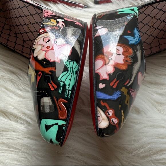 NWT•Christian Louboutin X Dr Bored Limited Edition Hot Chick 100 Pumps Size: 37 - Picture 4 of 13